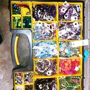 Beads and jewelry and jewelery making stuff